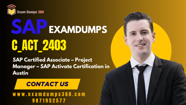 C_ACT_2403 SAP Certification in Austin