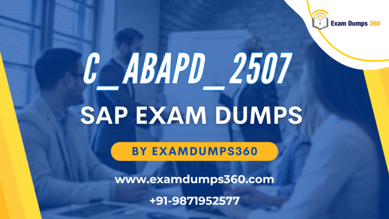 C_ABAPD_2507 SAP Exam dumps in Afghanistan